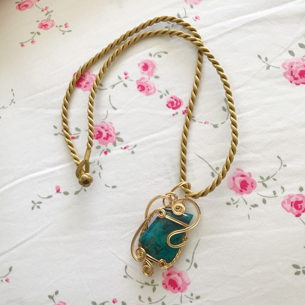 🌟SALE Chrysocolla Stone Necklace